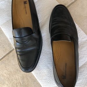 mens Massimo black loafer